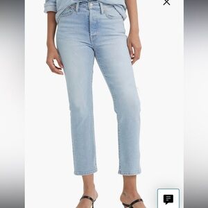 Levi’s button fly wedgie jeans.